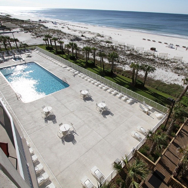 This is the view from the balcony at our Orange Beach condo. If you would like to stay here for your vacation go to www.condorentalOrangeBeach.com #gulfshores #orangebeach #beach #vacation #springbreak