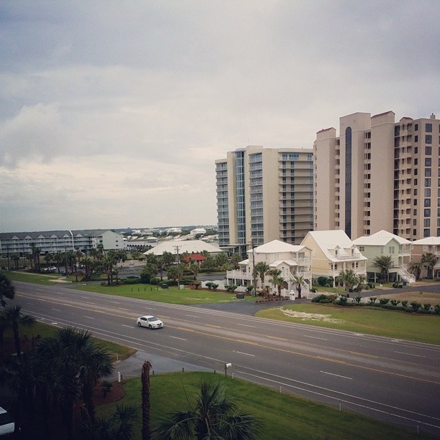 View of Perdido Beach Blvd from Regency Isle condominium.  #RegencyIsle #OrangeBeachCondo #OrangeBeach #PerdidoBeach