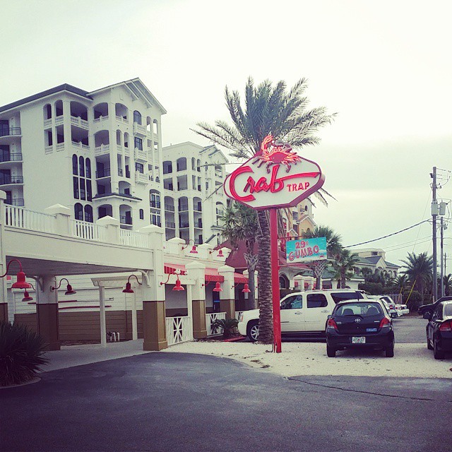 Okay, about to try out this joint called Crab Trap. It's a seafood restaurant about a mile or so east of the Orange Beach Condo. #CrabTrap #Florabama #Florida #Alabama #Beach #BeachLife