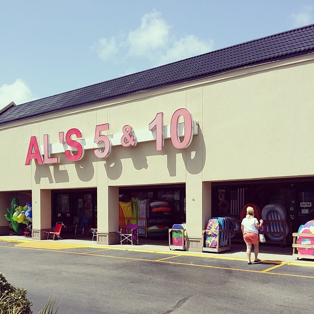 Al's 5&10.  My favorite store at the gulf. Whether you're looking for a souvenir, medicine, or just a neat gadget this store is jammed packed with stuff. #GulfShores #OrangeBeach #ALS #Als510