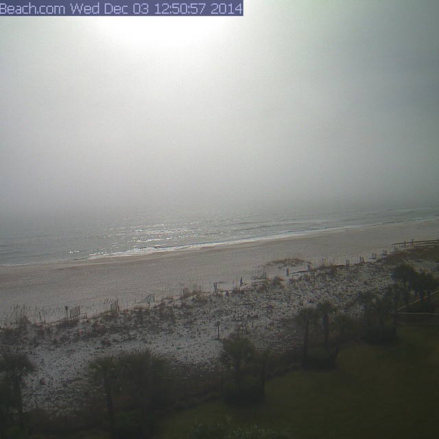 No filters at all.  Look at that fog on the water at Orange Beach! #OrangeBeach #Alabama