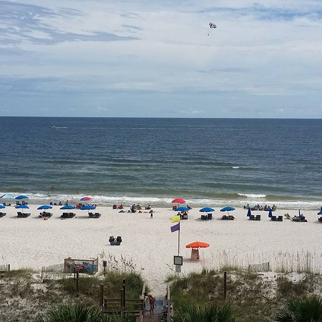 No filter view of Orange Beach
Beautiful beach day. Parasailor in the distant.  #OrangeBeach #gulfshores #alabama #Parasailor #parasailing