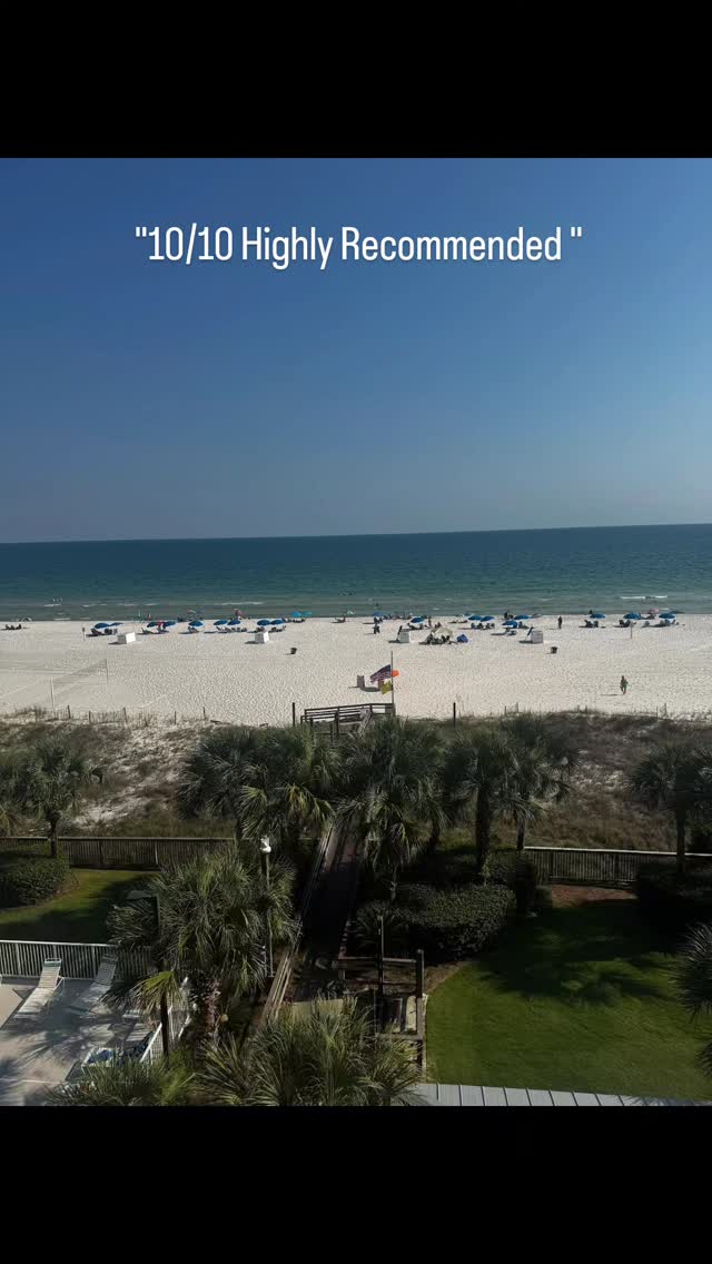 We're blushing! 🥰 This review from a recent guest has us smiling from ear to ear. Hearing about families making memories and having a blast at our condo is what it's all about. 🧡

​From stunning balcony views to a great, clean place to stay and easy access to the beach, we're so happy our guests loved their experience. Thank you for the 10/10 review and for sharing your family's fun! 
​Ready to make your own memories? 

Link in bio to book your stay! 

​ #CondoRentalOrangeBeach #OrangeBeachAL #GulfShores #BeachVacation #AlabamaBeaches #FamilyTravel #BeachLife #TravelAlabama #OceanView #VacationRental