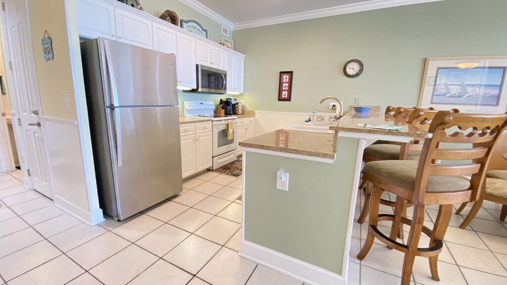 Kitchen at the Orange Beach Condo